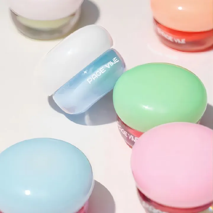 Hight Quality Lip Care Moisturizer Makeup Glossy Lip Balm Gege Bear Jelly Flavored Solid Lip Gloss Jam Lipstick