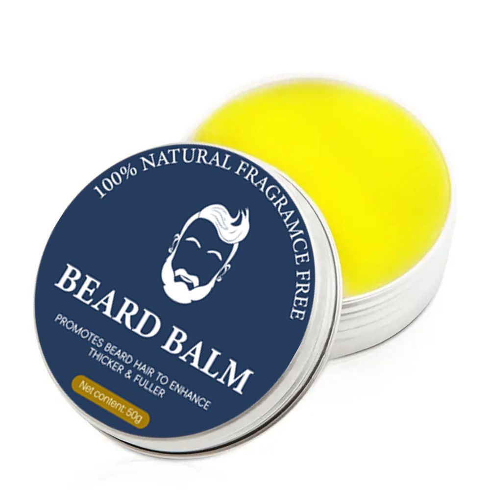 Private Label Men Skin Care Products Beard Balm Natural Ingredients Smoothing Nourishing Beard Balm for Men Styling Beard Balm