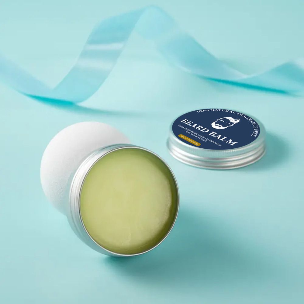 Private Label Men Skin Care Products Beard Balm Natural Ingredients Smoothing Nourishing Beard Balm for Men Styling Beard Balm