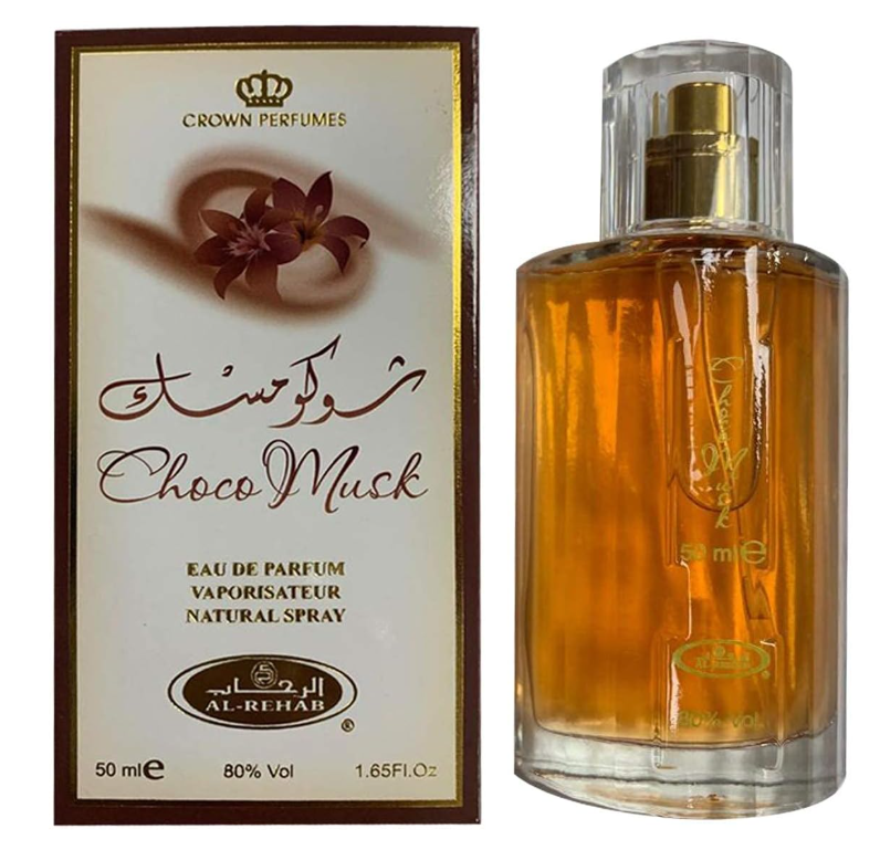 Choco Musk 50ml Eau De Parfum for men and women  Chocolate Musk by Jannat Aromas alharab perfumes