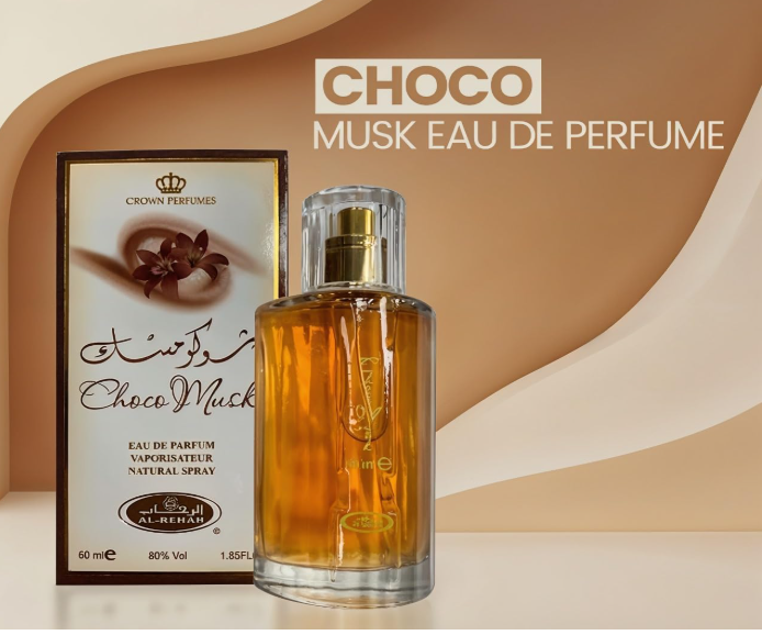 Choco Musk 50ml Eau De Parfum for men and women  Chocolate Musk by Jannat Aromas alharab perfumes