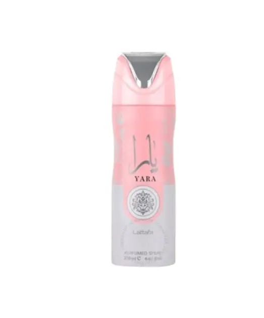Lattafa Yara Perfumed Body Spray 200ml - Yara by Lattafa Deodorant Perfume unisex body Spray  Gift by lataffa