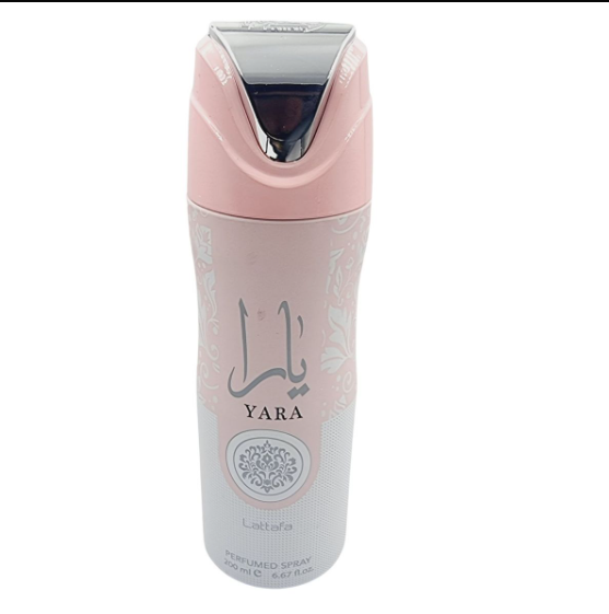Lattafa Yara Perfumed Body Spray 200ml - Yara by Lattafa Deodorant Perfume unisex body Spray  Gift by lataffa
