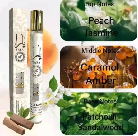 Yara Moi white Eau De Parfum 35ML/1.18Floz Mini Pocket Spray 1pc By Lattafa Yara Moi Travel-sized Perfume Fragrance Suitable for Women