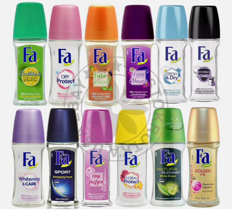 FA deodorant men and women roll on Anti perspirant 48H 50ml/1.7fl.oz