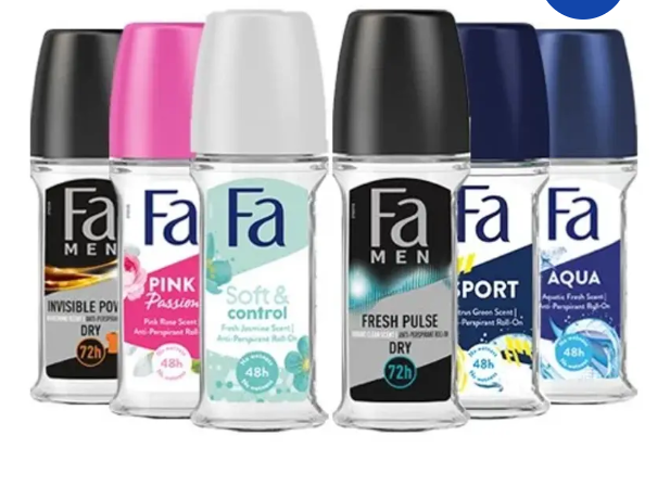 FA deodorant men and women roll on Anti perspirant 48H 50ml/1.7fl.oz