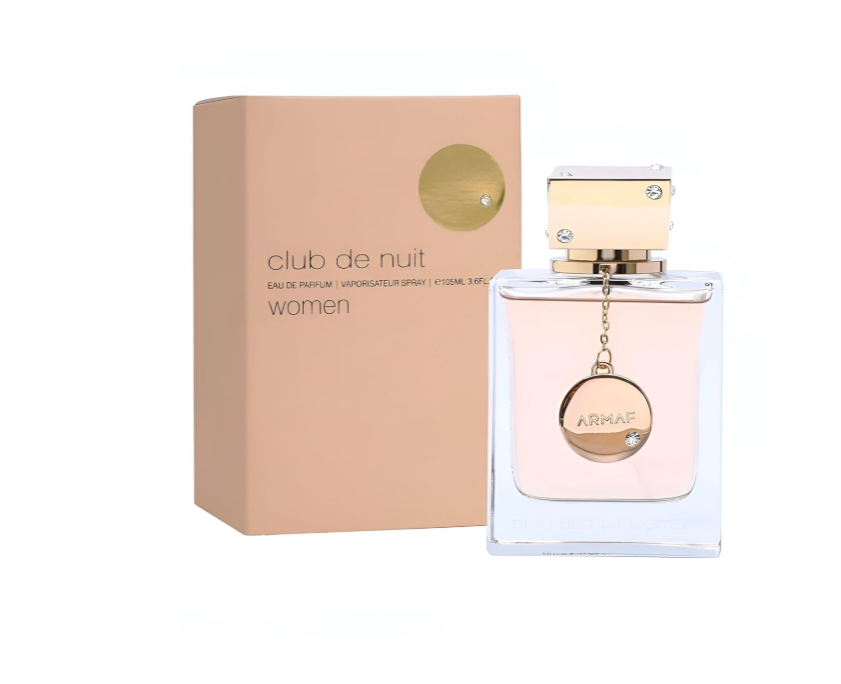 Armaf Club De Nuit for Women Eau de Parfum Spray, 3.6 Ounce, Club de nuit EDP perfume 105ML women Floral fruity longlasting fragrance