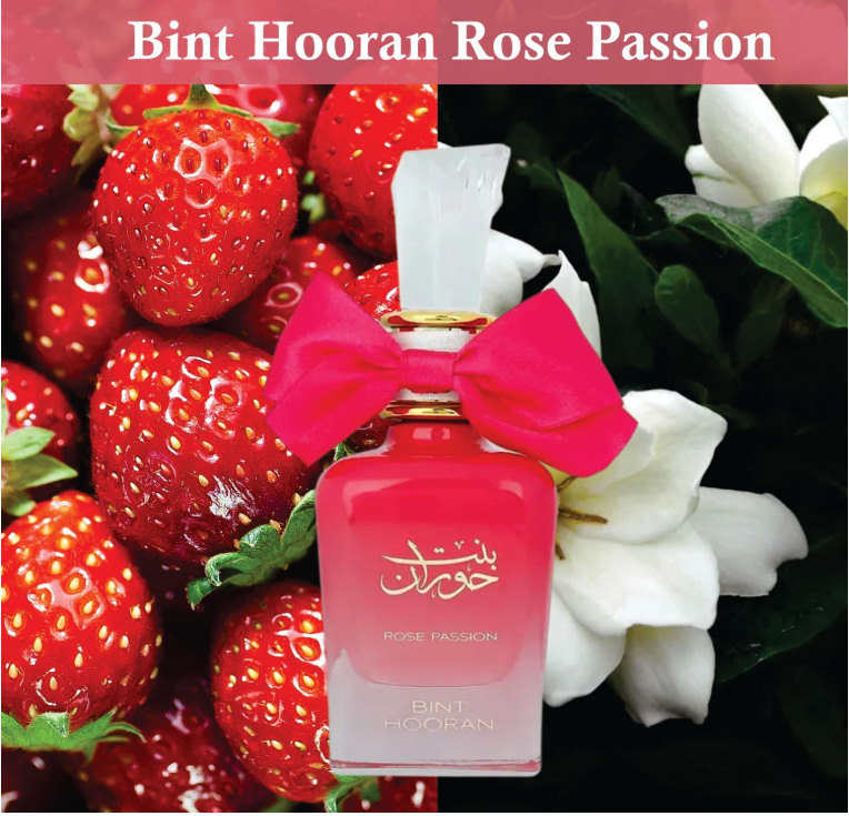Ard Al Zaafaran Bint Hooran Rose Passion Eau de Parfum EDP Sapphire’s Choice - Bint Hooran  Rose Edp Eau De Parfum for Women Rose, Sandalwood and Vanilla Fragrance Perfume