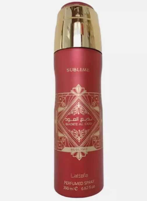 Lataffa Perfumed body sprays random Yara/Mayar/Asad/Ajwad/Khamrah/Amethyst/Velvet oud/Sublime/Maahir gold/Maahir legacy/Ahlam/Oud mood/Luxe 200ml each