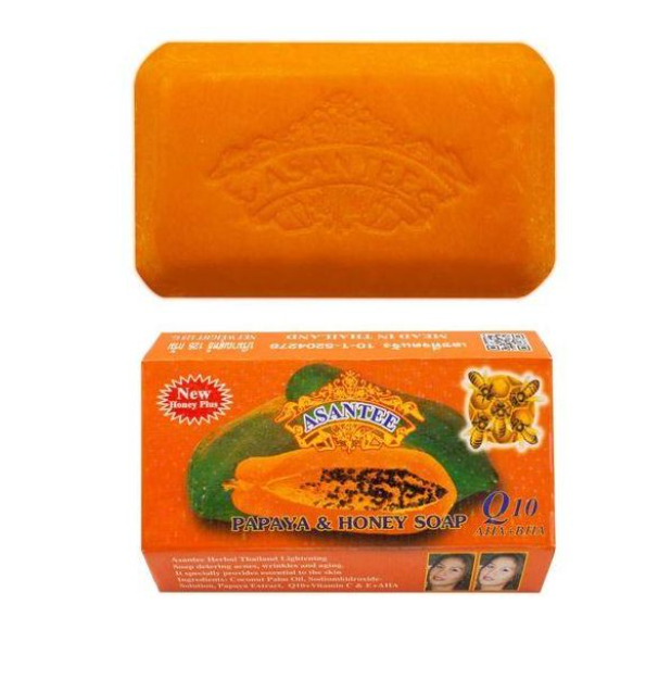 Original Asantee Papaya And Honey Anti Acne Soap - 125g Nourishing, Natural Skincare for Smooth & Glowing Skin  Asante soap
