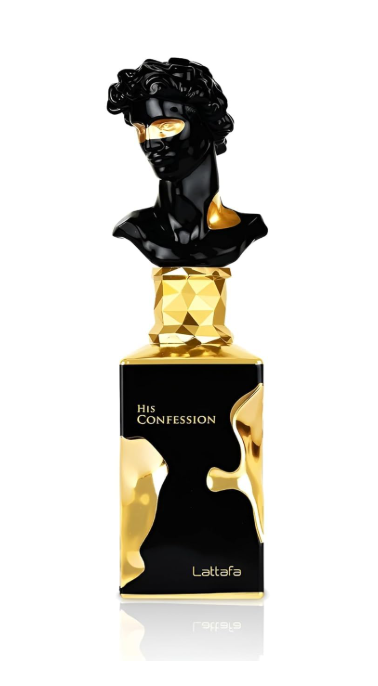 Lattafa His Confession her confession for Men women Eau de Parfum Spray, 3.4 Ounce / 100 Ml Oriental Woody fragrance for men and women. cofesion collection