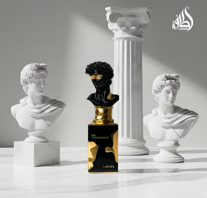 Lattafa His Confession her confession for Men women Eau de Parfum Spray, 3.4 Ounce / 100 Ml Oriental Woody fragrance for men and women. cofesion collection