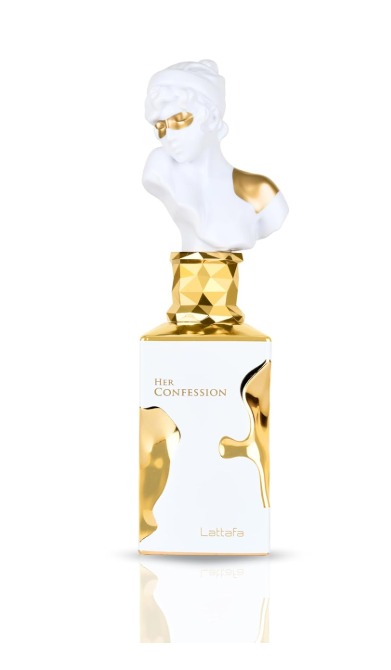 Lattafa His Confession her confession for Men women Eau de Parfum Spray, 3.4 Ounce / 100 Ml Oriental Woody fragrance for men and women. cofesion collection