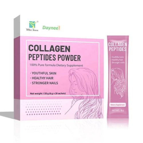 Daynee Collagen Peptides Powder Secret Formula For Youthful Skin, Healthy Hair, and Stronger Nails Whitening Glow Enzymes Protein Powder 100% Pure Formula Dietary Supplement