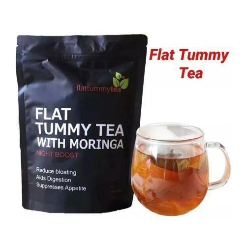Quick Flat Tummy Slimming Tea Detox 100% Pure Natural Weight Loss Drink Health Diet Slimming Metabolism Booster Aid Burn Fat Herbal Thin Belly Tea With Moringa