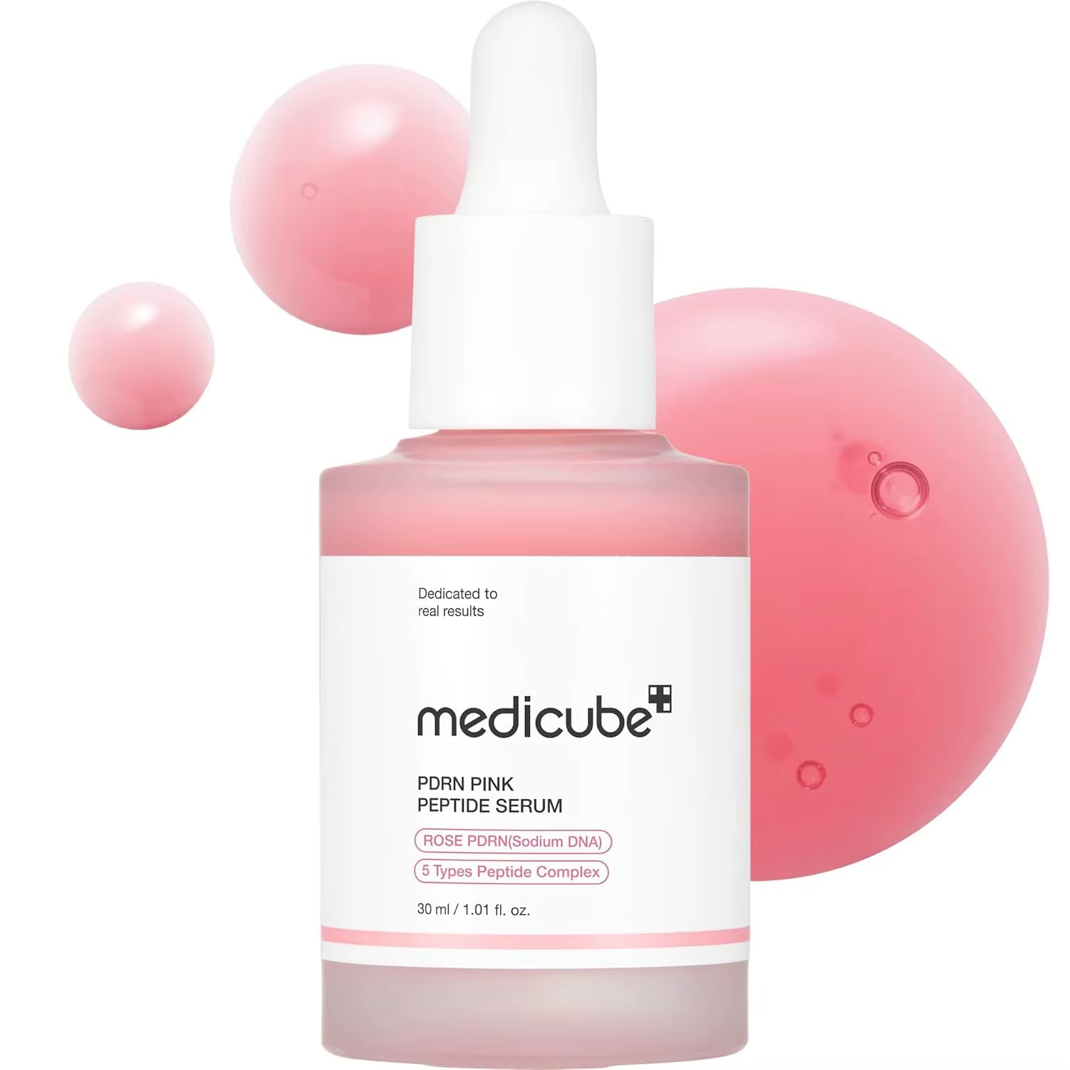Medicube Salmon DNA PDRN Pink Peptide Serum Face for Essence Liquid New Skin Care Facial Serum for Hydrating Peptide Serum