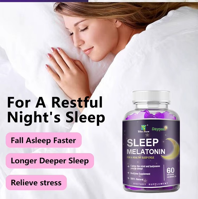 Daynee Sleep Melatonin For Bedtime Calms The Mind & Body, Eases You To Sleep -100% Natural 60 Pieces