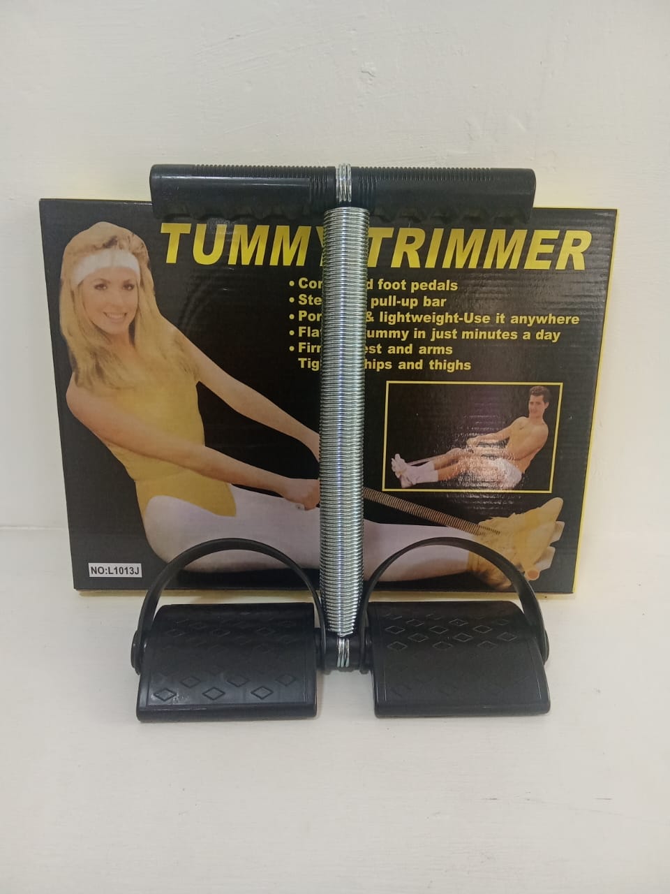 SPECIAL OFFER! Tummy Trimmer Elastic Sit up Pull Rope Pedal Resistance Band Powerful Spring Drawstring Tummy Trimmer Equipment Portable Home Gym Reduce Belly Fat & Shape Waist Strengthen Chest & Arms