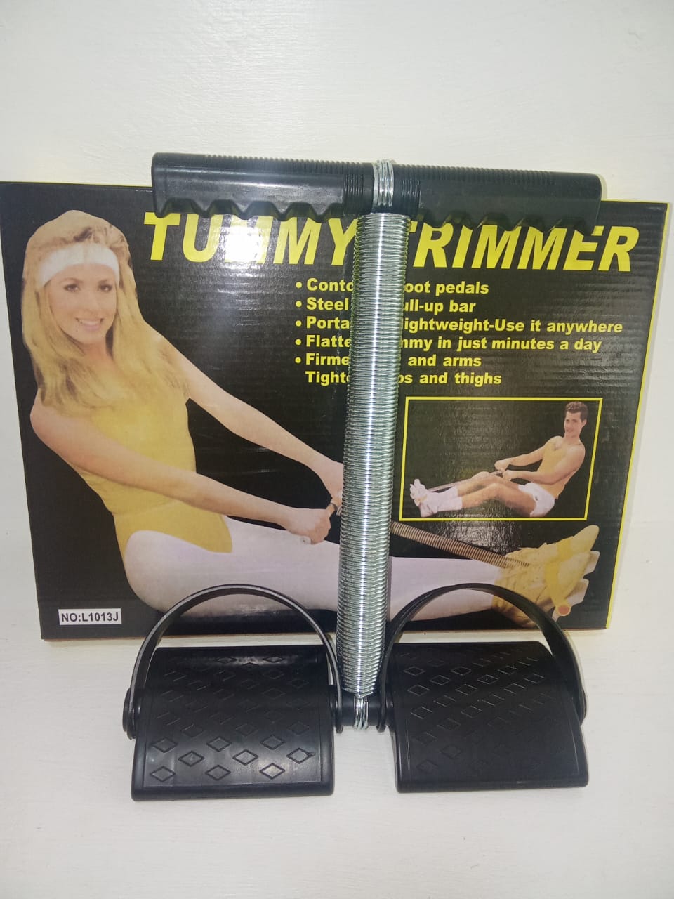 SPECIAL OFFER! Tummy Trimmer Elastic Sit up Pull Rope Pedal Resistance Band Powerful Spring Drawstring Tummy Trimmer Equipment Portable Home Gym Reduce Belly Fat & Shape Waist Strengthen Chest & Arms