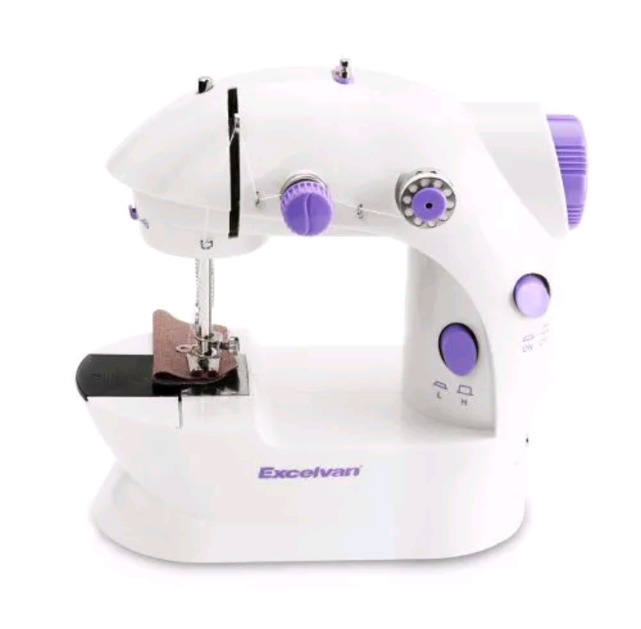 BEST PRICE! Multipurpose Electric Mini Portable Home Sewing Machine Overlock Dual Speed Household Foot Pedal Double Threads Knitting Machine Plug