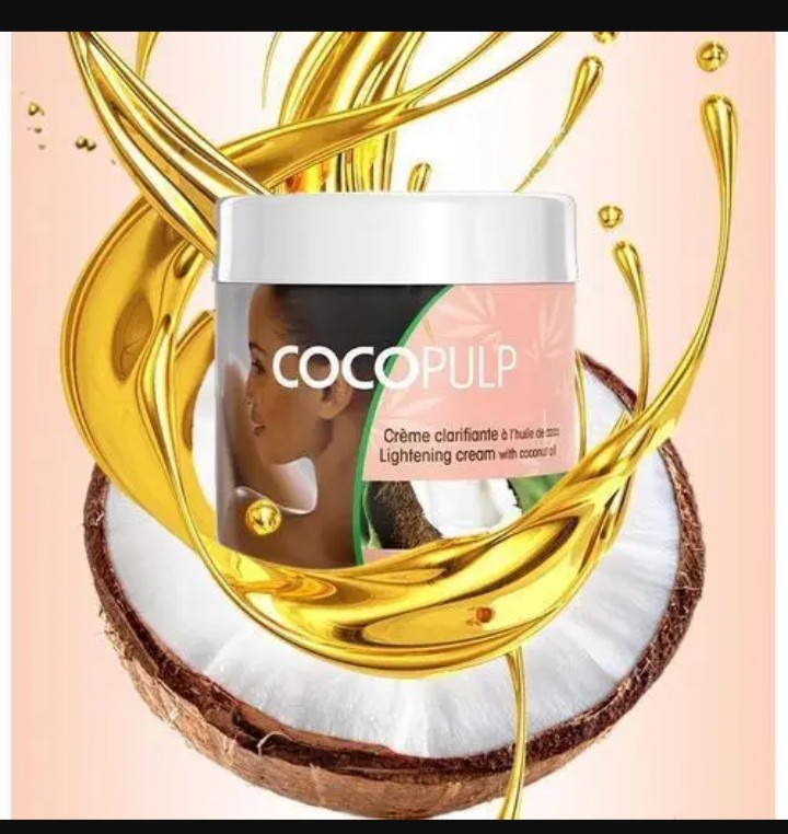 OFFER Coco Pulp Cream & body Oil enriched with Coconut Oil  that softens & moisturizes skin Kojic Acid help reduce appearance of darkspots,anti aging making skin brighter Citric Acid removes dead skin