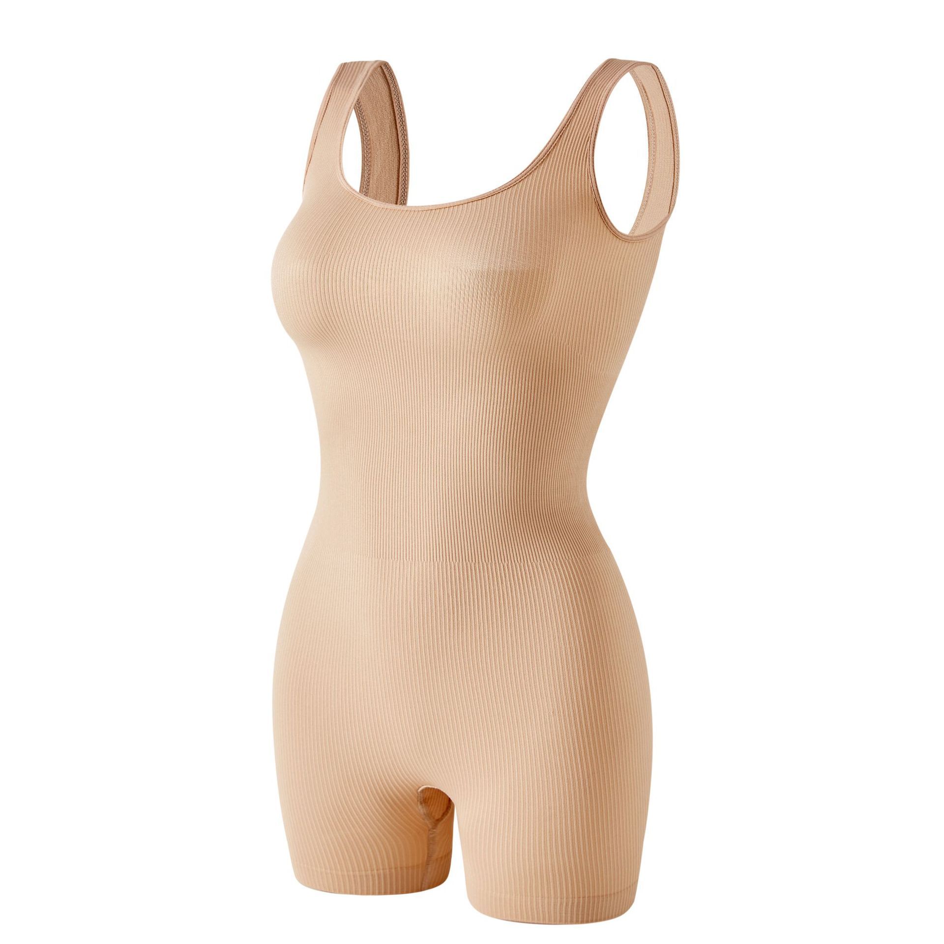 Body shaping jumpsuit for women with chest support, U-back and waist cinching jumpsuit, tight waist cinching bodysuit, hip lifting underwear