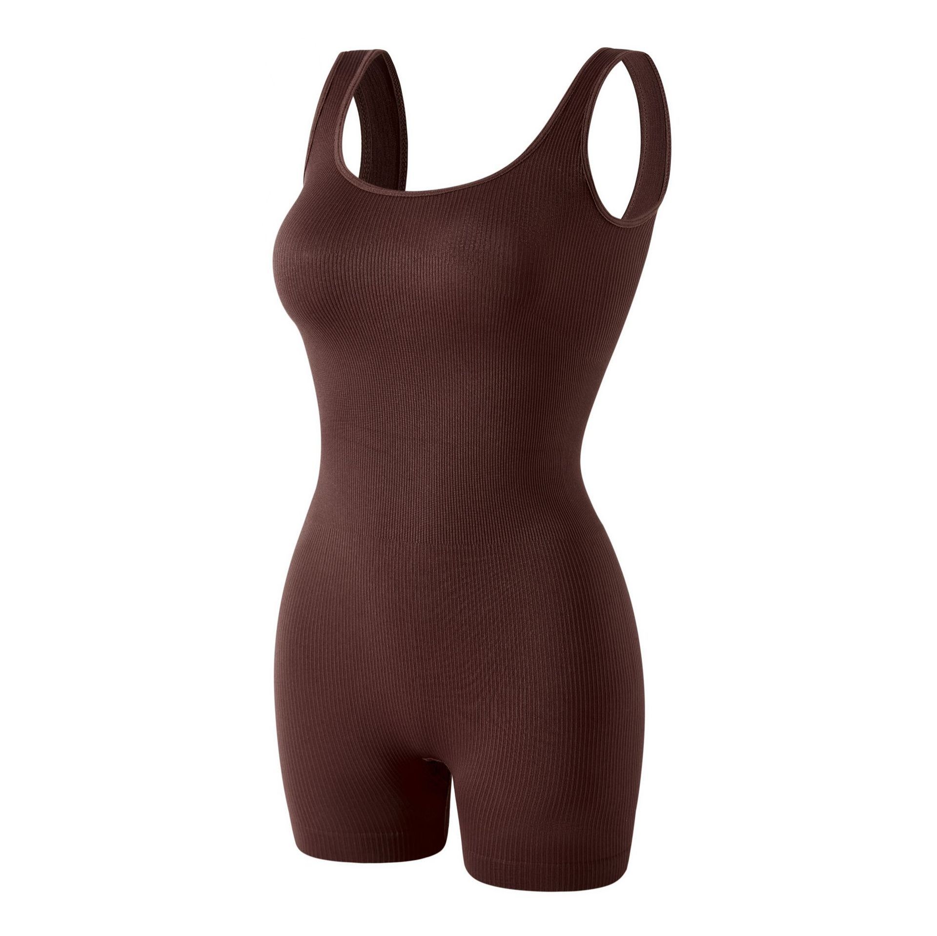 Body shaping jumpsuit for women with chest support, U-back and waist cinching jumpsuit, tight waist cinching bodysuit, hip lifting underwear