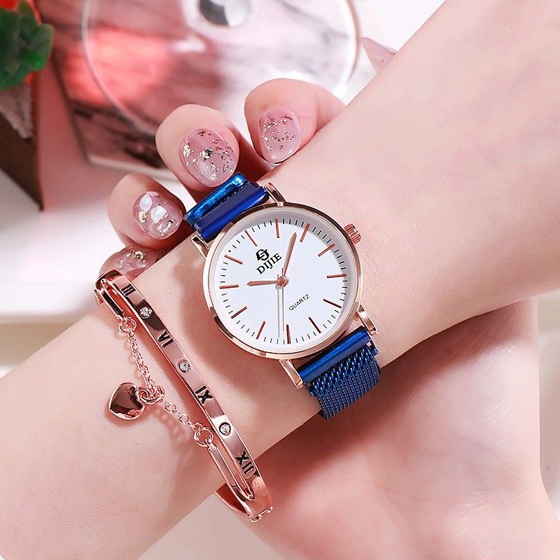 New fashion simple high school female student niche watch fashion trend leisure atmosphere Korean quartz watch