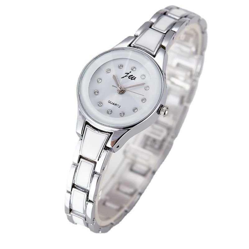 Ladies' watches, women's fashion, niche, learning, life, waterproof, ins wind steel band watches, popular models