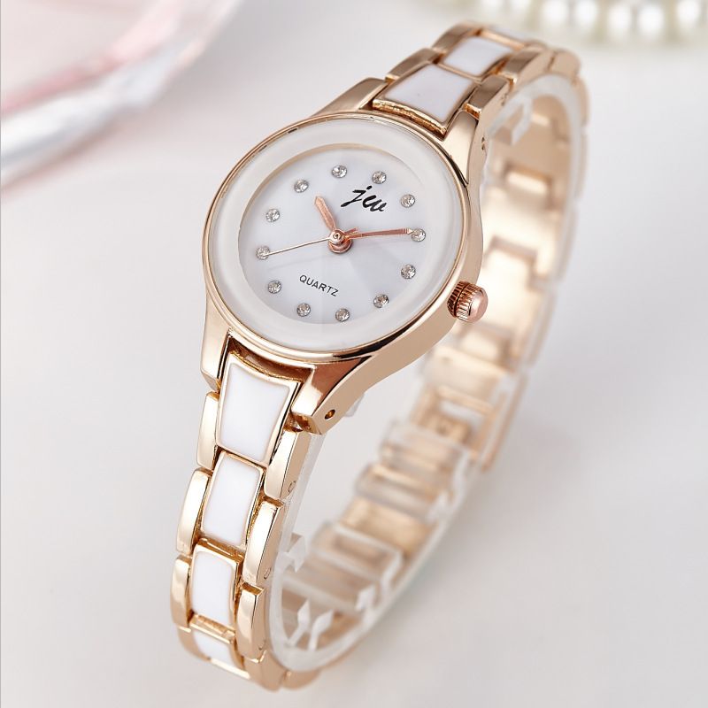 Ladies' watches, women's fashion, niche, learning, life, waterproof, ins wind steel band watches, popular models