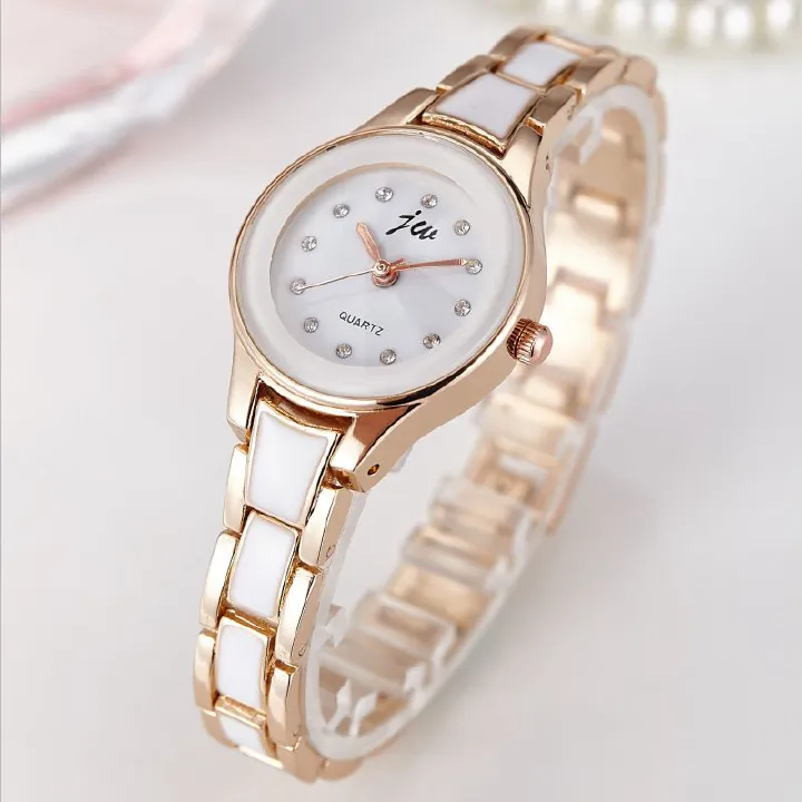 Ladies' watches, women's fashion, niche, learning, life, waterproof, ins wind steel band watches, popular models