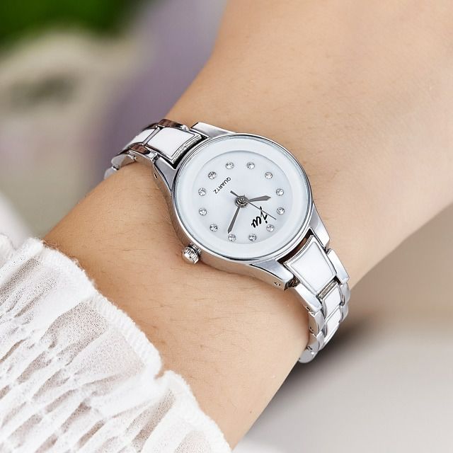 Ladies' watches, women's fashion, niche, learning, life, waterproof, ins wind steel band watches, popular models
