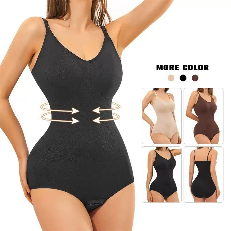 New jumpsuit plus size seamless tight fitting shapewear for women, corset, flat leg camisole, and body shaping outfit
