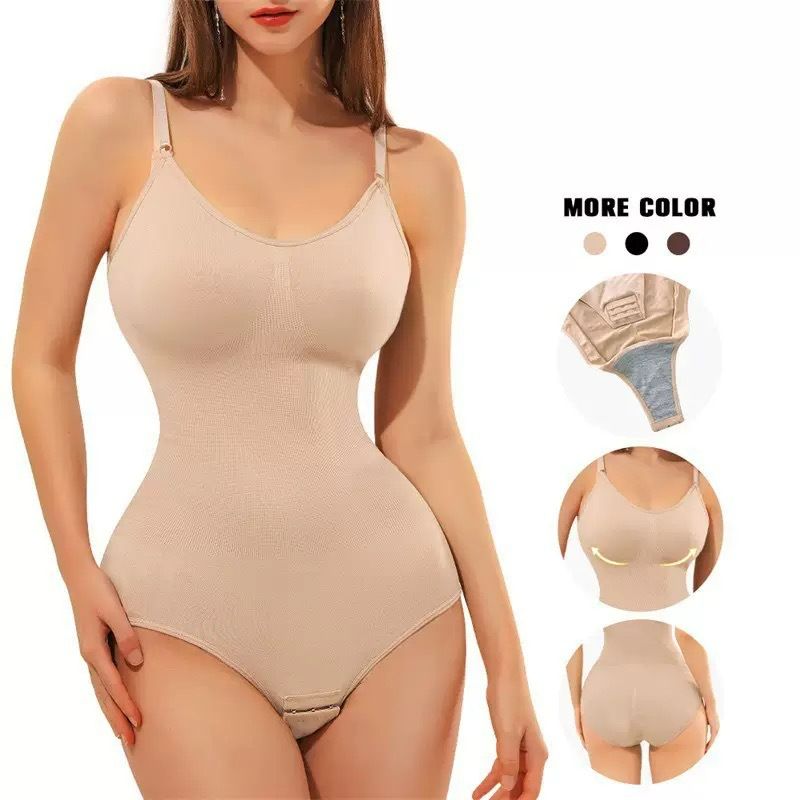 New jumpsuit plus size seamless tight fitting shapewear for women, corset, flat leg camisole, and body shaping outfit