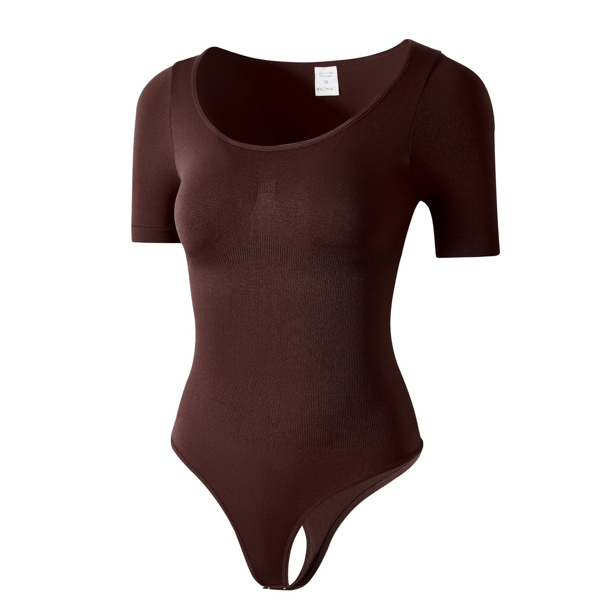 Hip-Lifting Bodysuit, Waist-Constricting Tights, Seamless Short-Sleeved T-Back Body Shaping Jumpsuit, Shaping Bodycon Underwear
