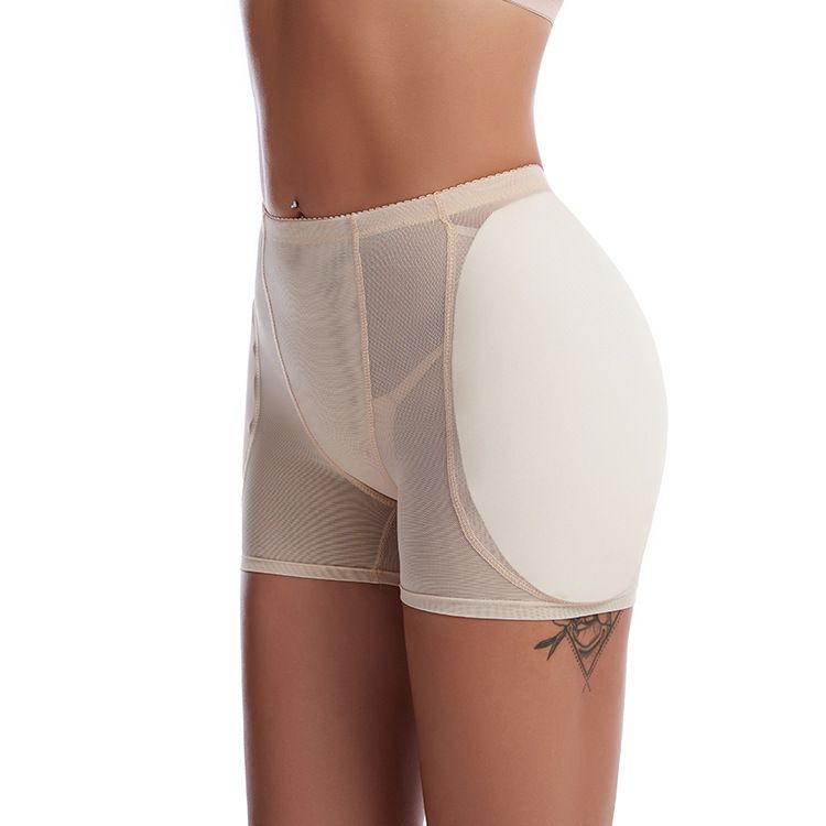 Body shaping pants with tummy and waist shaping pants, fake buttocks, PP sponge pad, buttocks and hips, buttocks lifting pants