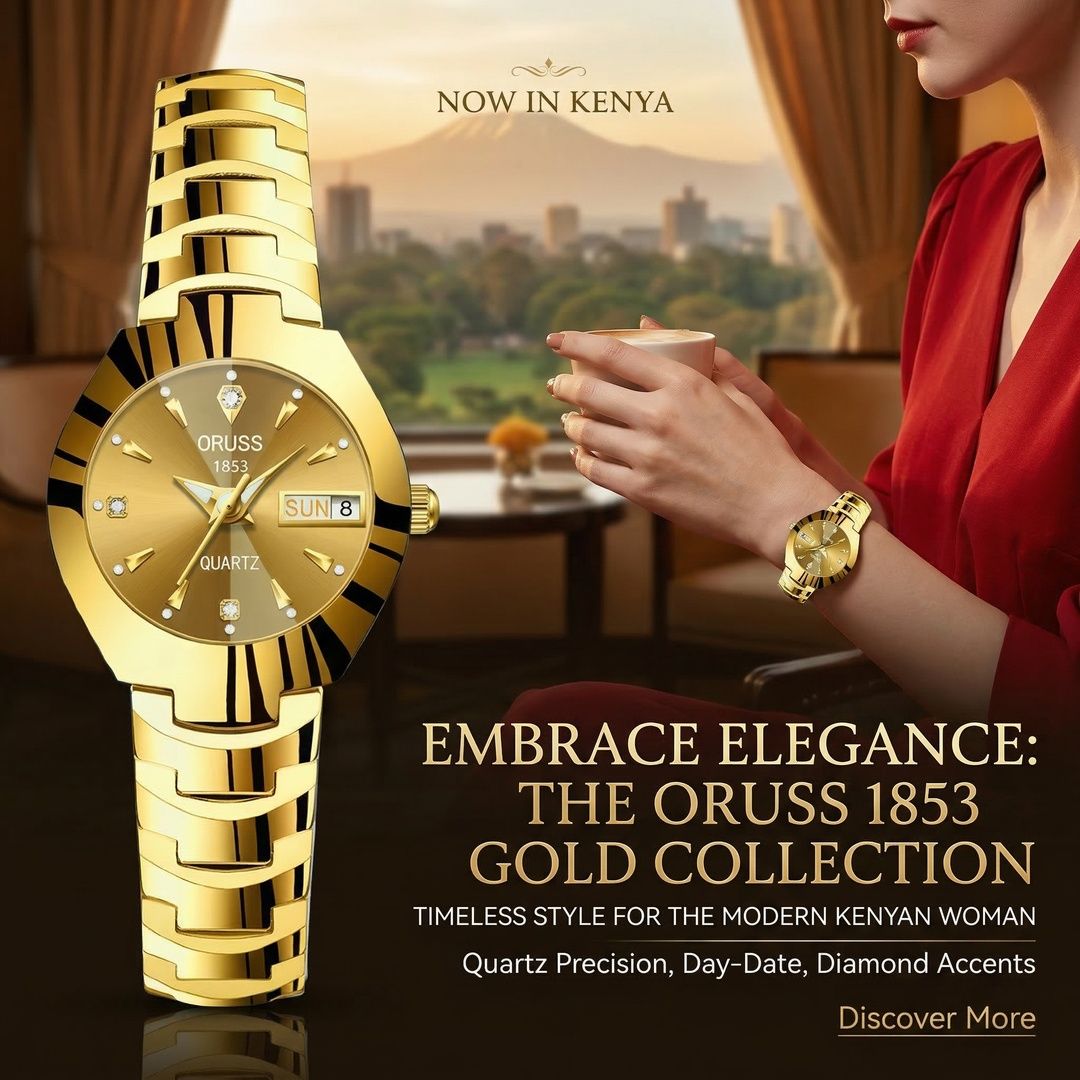 Watch for girls fashion trend waterproof luminous simple temperament steel belt double calendar quartz watch