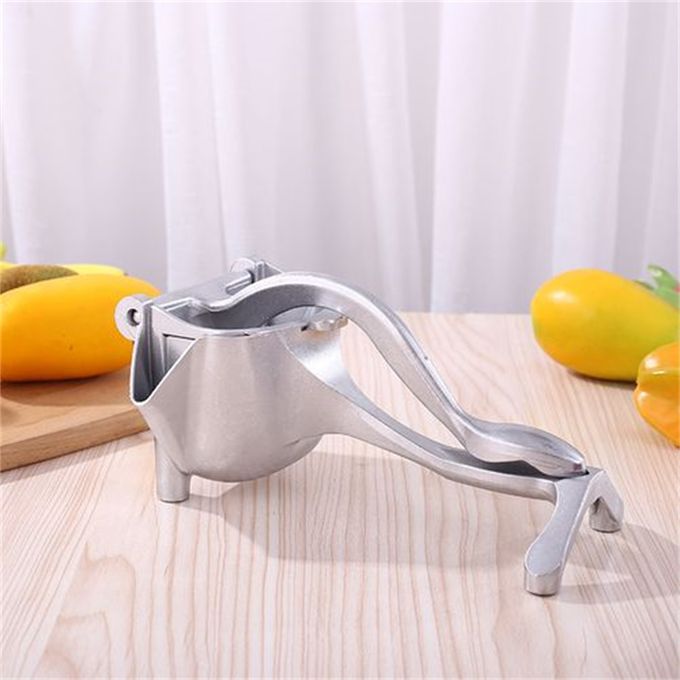 Lemon Squeezer Stainless Steel, Manual Juicer Citrus Lime Orange Fruit Squeezer Heavy Duty Ergonomic Handle Labor-saving Large Capacity Juice Press Hand Handheld Juicer