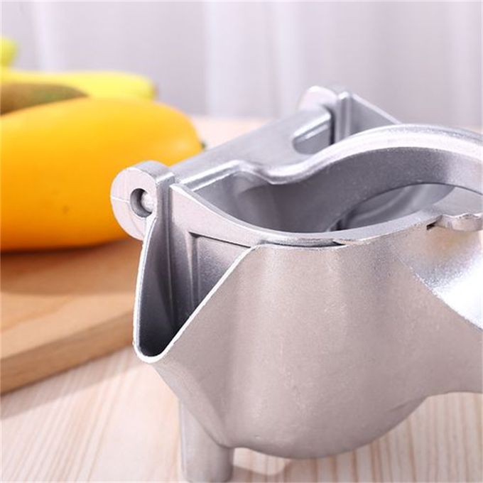 Lemon Squeezer Stainless Steel, Manual Juicer Citrus Lime Orange Fruit Squeezer Heavy Duty Ergonomic Handle Labor-saving Large Capacity Juice Press Hand Handheld Juicer