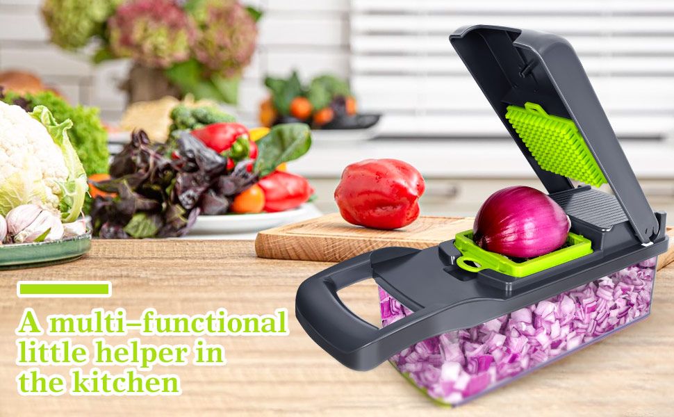 NEW 14 in 1 Multifunction Vegetable Cutter Food Slicer Dicer Nicer Vegetable Fruit Peeler Chopper Cutter Carrot Cheese Grater