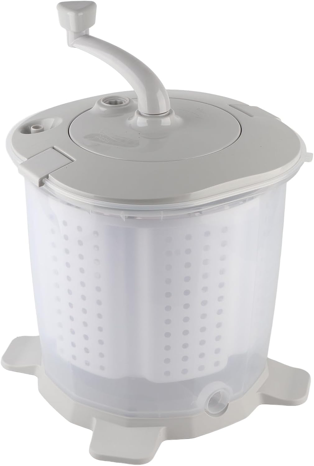 Portable Mini Washing Machine, 1200RPM Fast Dry Manual Hand Clothes Washer, Small Clothes Folding Washing Machine for Underwear Baby Clothes Socks