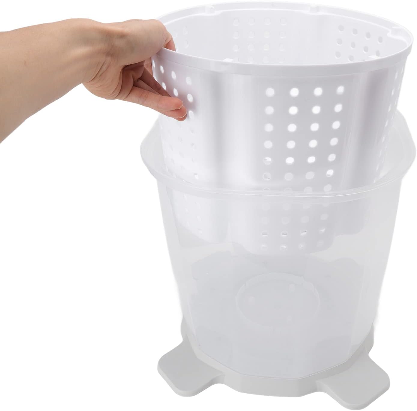 Portable Mini Washing Machine, 1200RPM Fast Dry Manual Hand Clothes Washer, Small Clothes Folding Washing Machine for Underwear Baby Clothes Socks