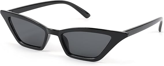 Small Cat-Eye Sunglasses Men'S And Women'S Skinny Vintage Frames Y2k Shades Fashion Fun Fashion Glasses