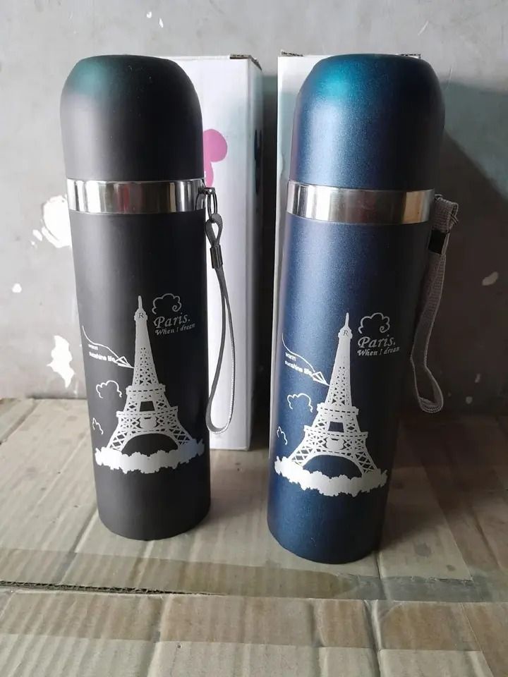 Best quality 500ML Metallic Thermos Vacuum Flask ; Water Bottle: