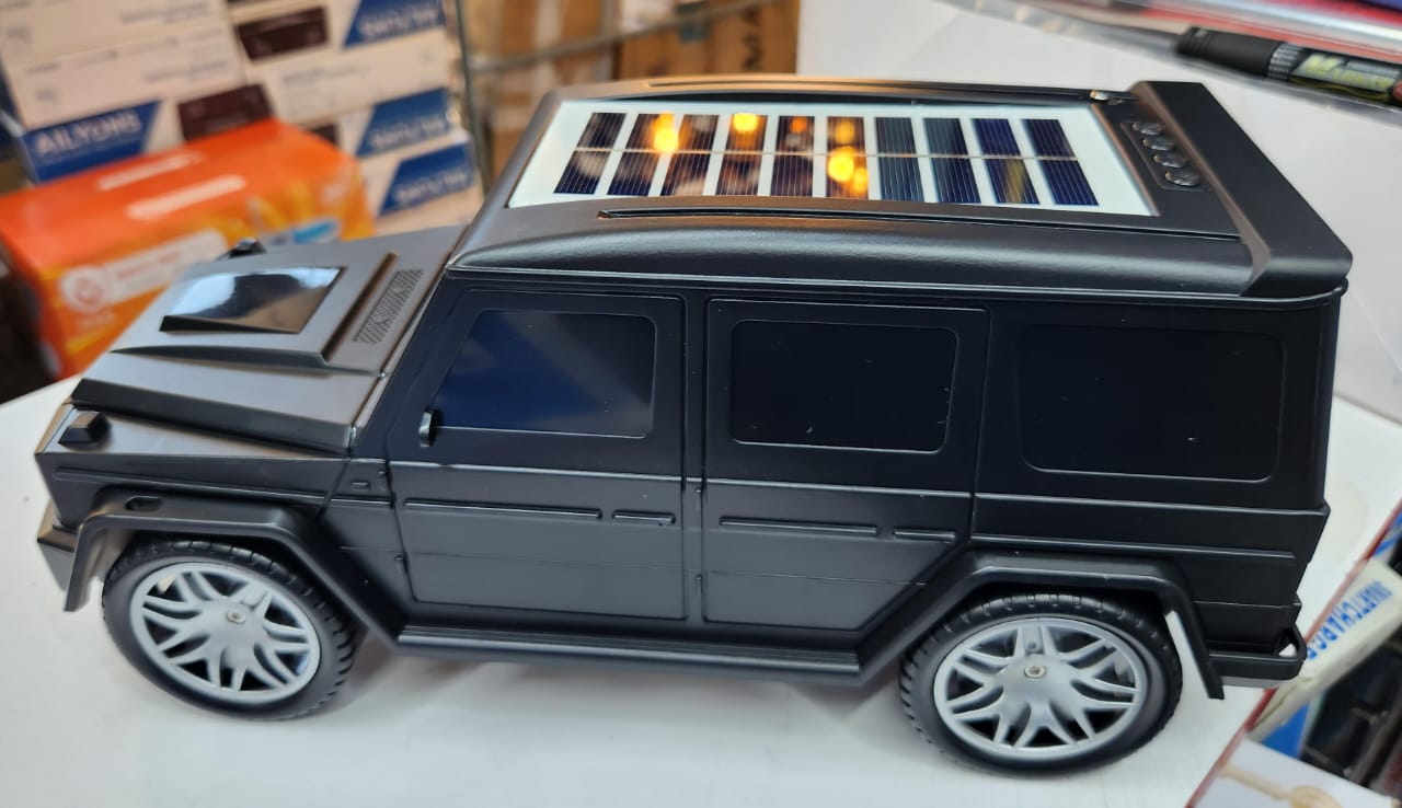 ST-C500 Portable Car-Style Wireless Bluetooth Speaker with Solar Charging & Rechargeable Battery