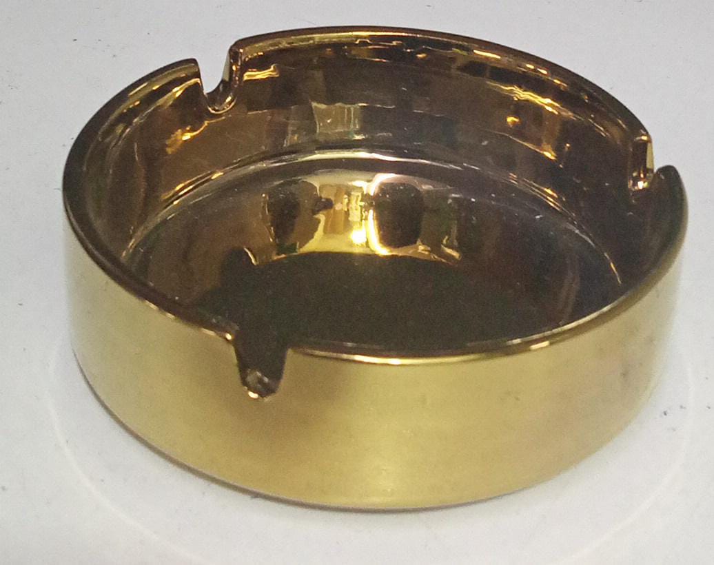 Ceramic  Home gold Ash tray
