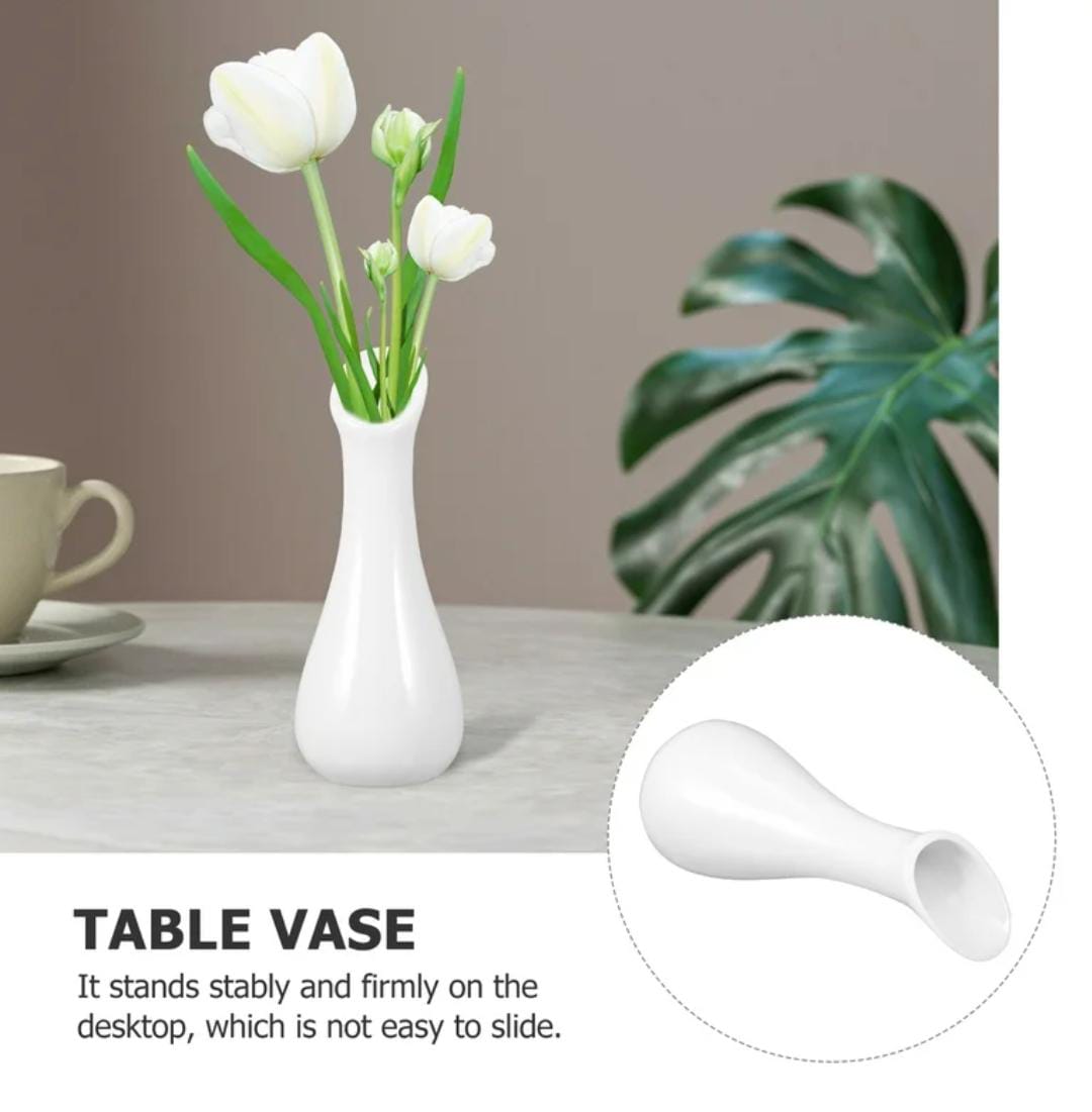 Hig quality decorative Home flower Vase with slim nose and a size of 6''