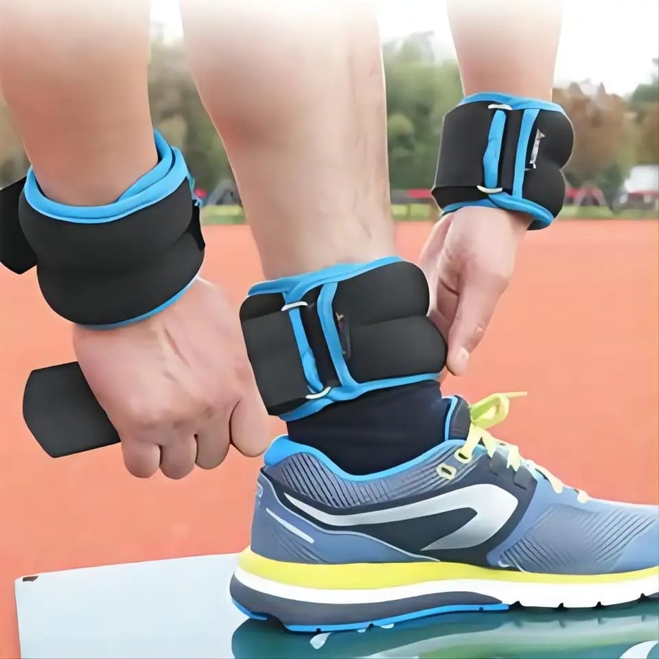 Adjustable Ankle Weights – Durable Fitness Weights for Leg, Arm, and Strength Training, Perfect for Workouts, Running, Aerobics, Gym, Home Exercise, and Physical Therapy
