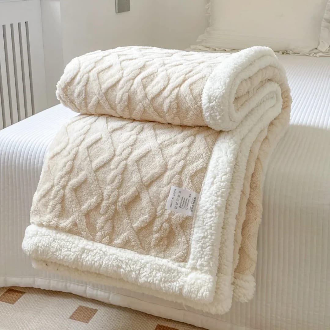 💫💫New ARRIVALS 💥💥Sherpa Fleece Blanket -6*6. Designed to be durable and long-lasting, with some featuring reinforced stitching and fade-resistant materials.