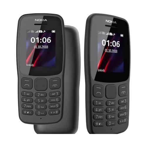 Nokia 106 Mobile Phones, 1.8" Dual SIM Cards Cell Phone 800 MAh Removable Battery Cheap Durable Classic Feature Phone For Basic Communication